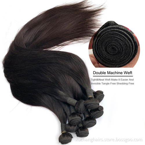 32-40Inch Raw Straight Human Hair Weave SuperLong Bundle